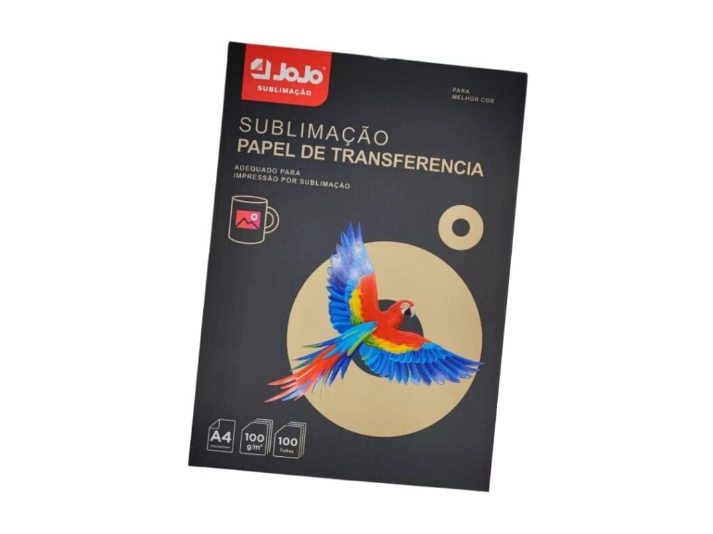 Papel Sublimático JOJO Fundo Rosa 100 folhas A4