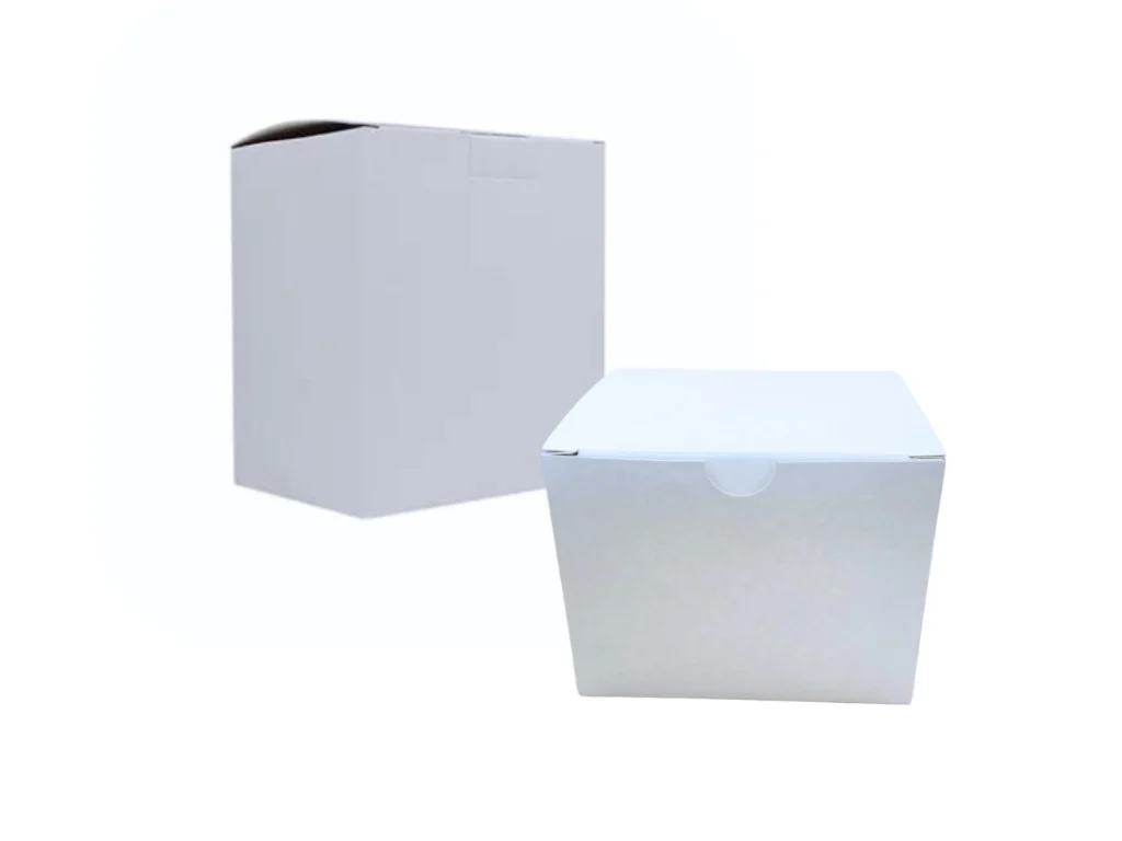 caixa para caneca branca