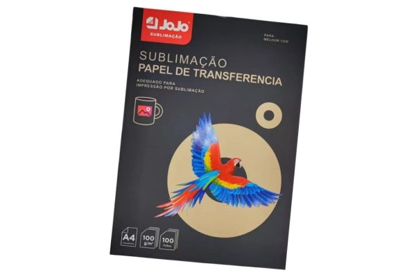 Papel Sublimático JOJO Fundo Rosa 100 folhas A4
