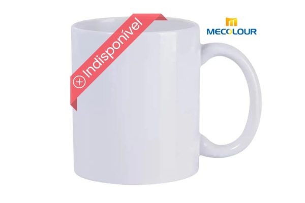 Caneca branca para sublimação Mecolour