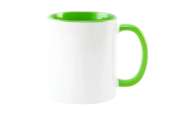 caneca verde clara